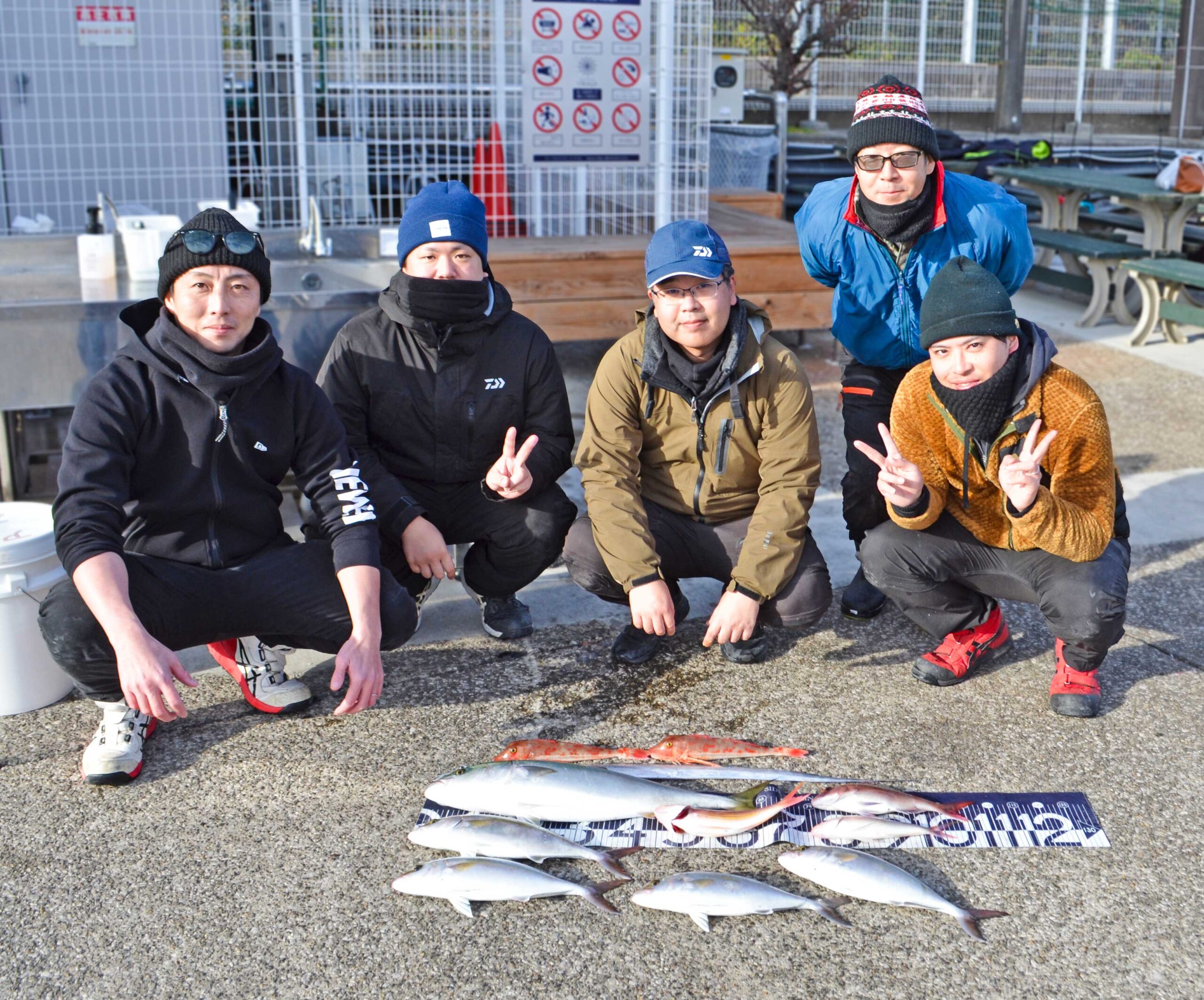 ✿ワラサ・ショゴ(カンパチ)・マダイ・イトヨリダイ・ホウボウ・タチウオ✿