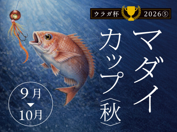 秋の荒喰い⁉️「マダイカップ🏆2026春」開催